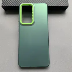 Luxury Metallic Aurora Skin Matte Phone Case for OPPO - Enhanced Protection and Style (IMD green)