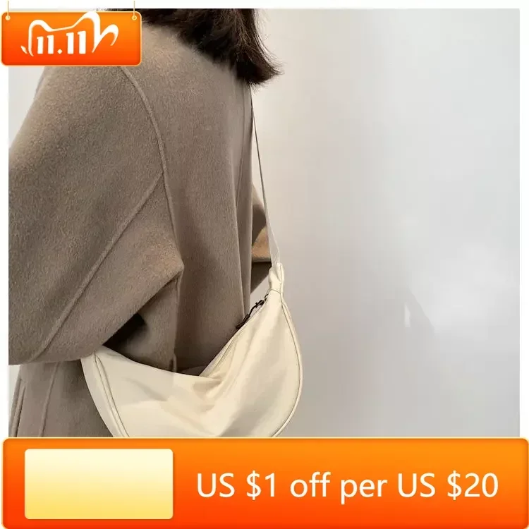 

Solid Color Chest Bag For Women Large Capacity Travel Crossbody Female Half Moon Belt Bag Ladies Daily Street Fanny Packs 2022