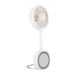 Compact Foldable Magnetic Fan (White 1pc)