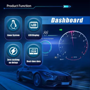 SX【Grado Profesional】Panel de Instrumentos Digital Virtual para el Tablero de Mandos de -Benz ML, para -Benz GL, para -Benz GLE, para 1