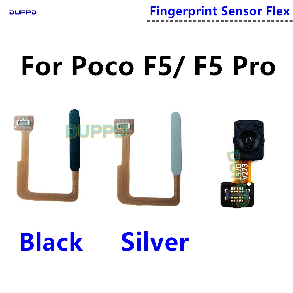 Per Xiaomi Poco F5 Pro F5Pro Scanner Per Sensore Di Impronte Digitali Touch Id Connect Home Button Flex Cable Sostituzione