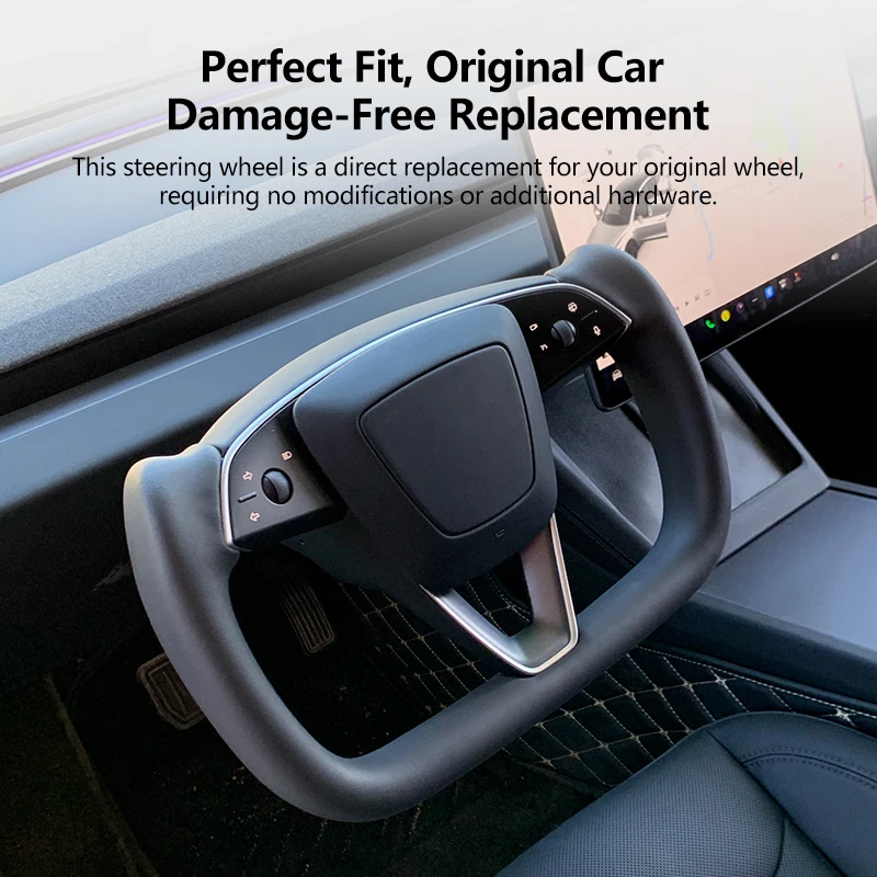 Tesla model 3 ヨークステアリング 楽天市場】テスラ モデル3/Y ヨーク ハンドル カーボン調 Tesla