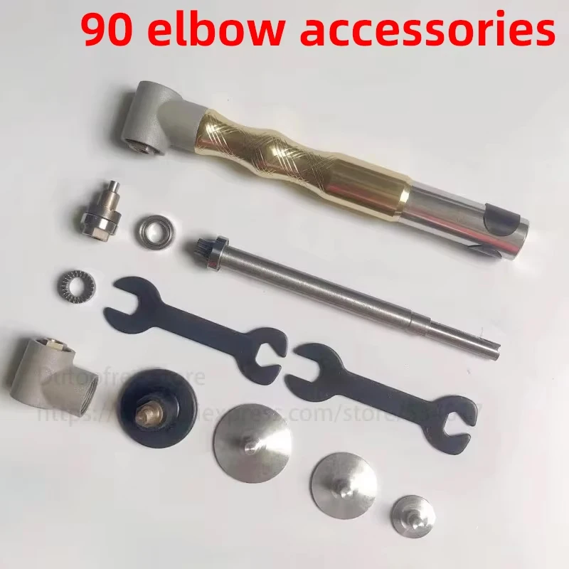 90&deg; Elbow Compact Mill Grinder Mold Trimming Polishing Handle Engraving Machine Set Kit Multipurpose Polishing Device