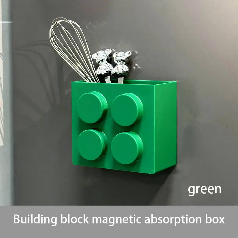 Magnetic wall-mounted narrow-edge kitchen straw, cling film storage box, refrigerator thumbnail 6