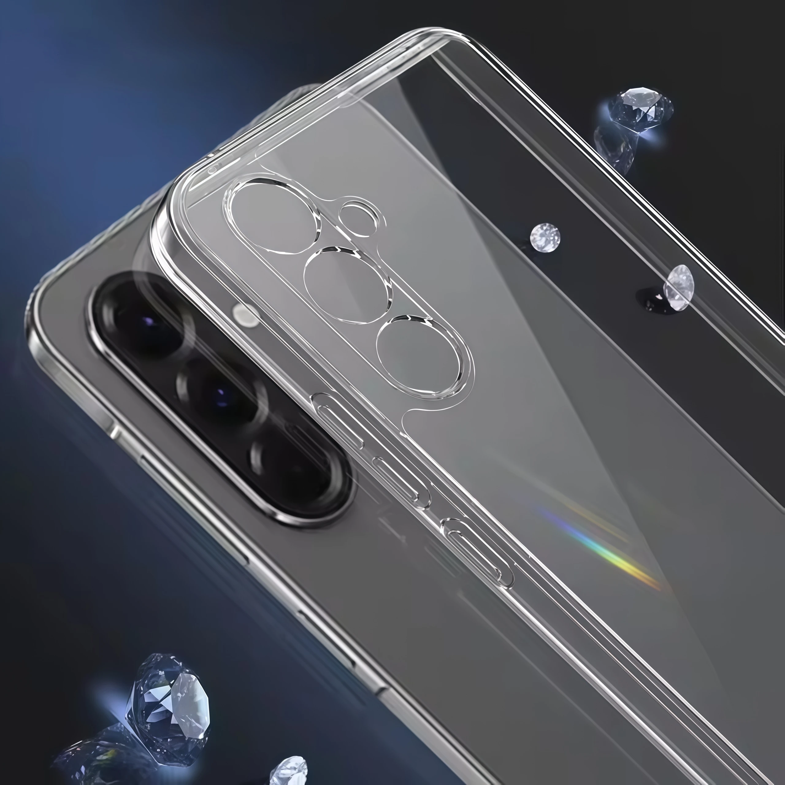 Ultra-Thin Transparent TPU Silicone Phone Case - Soft Back Cover
