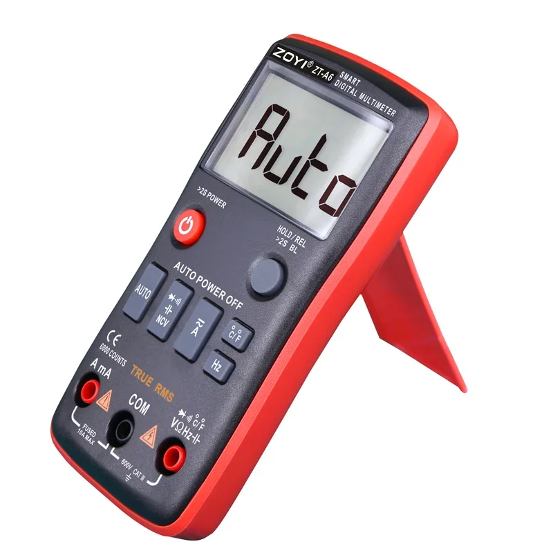 ZOYI ZT-A6 Digital Multimeter Professional Voltmeter AC DC Voltage Current Resistance Tester Multimeter Temperature NCV Meter