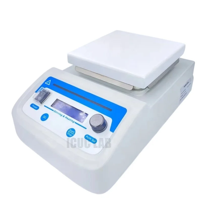 3L Lab Chemical Heated Heating Magnetic Stirrer with Max. Stir Bar 50mm Max Capacity 3L with External Sensor MS350-H