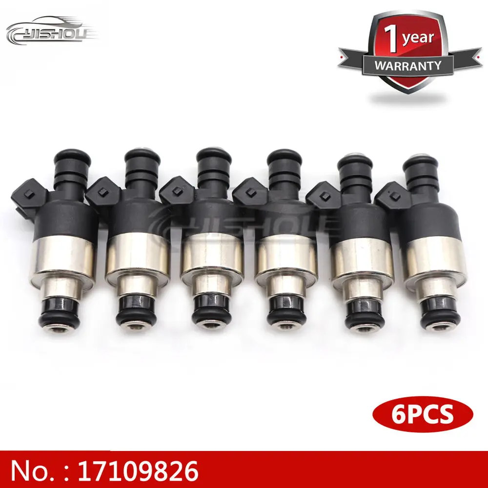 

Набор (6) новых топливных форсунок для Chevy Buick Pontiac Oldsmobile 17109826 л
