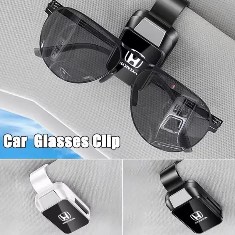 Car Sun Visor Glasses Box Sunglasses Clip Card Ticket Holder Accessories For Honda Civic Accord Fit CRV Jazz Odyssey Insight 1 Car Sun Visor Glasses Box Sunglasses Clip Card Ticket Holder Accessories For Honda Civic Accord Fit CRV Jazz Odyssey Insight 1