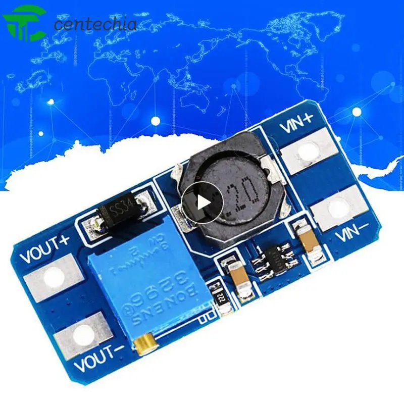 

MT3608 DC-DC Boost Module 2A Boost Power Supply Board Step Up Converter Booster Input 3V/5V To 5V/9V/12V/24V Adjustable