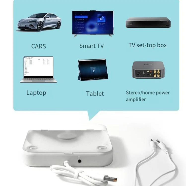 Woopker CD Player KC-606 External Car Player with USB/AUX Lossless Connection Portable CD Is Suitable for Most Cars