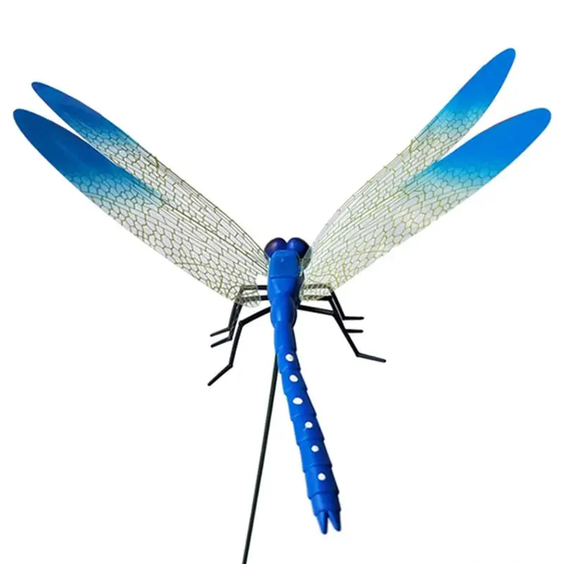 Dragonfly Decoration 3Pcs Simulation Dragonfly Clip Outdoor Decor