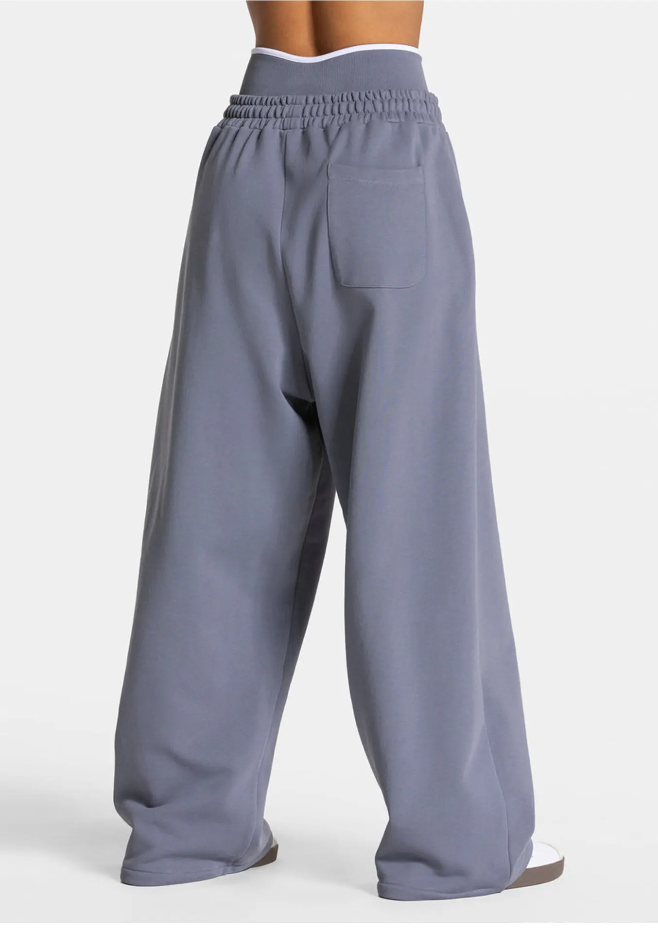 Pantalon Large Sport Femme avec Poches