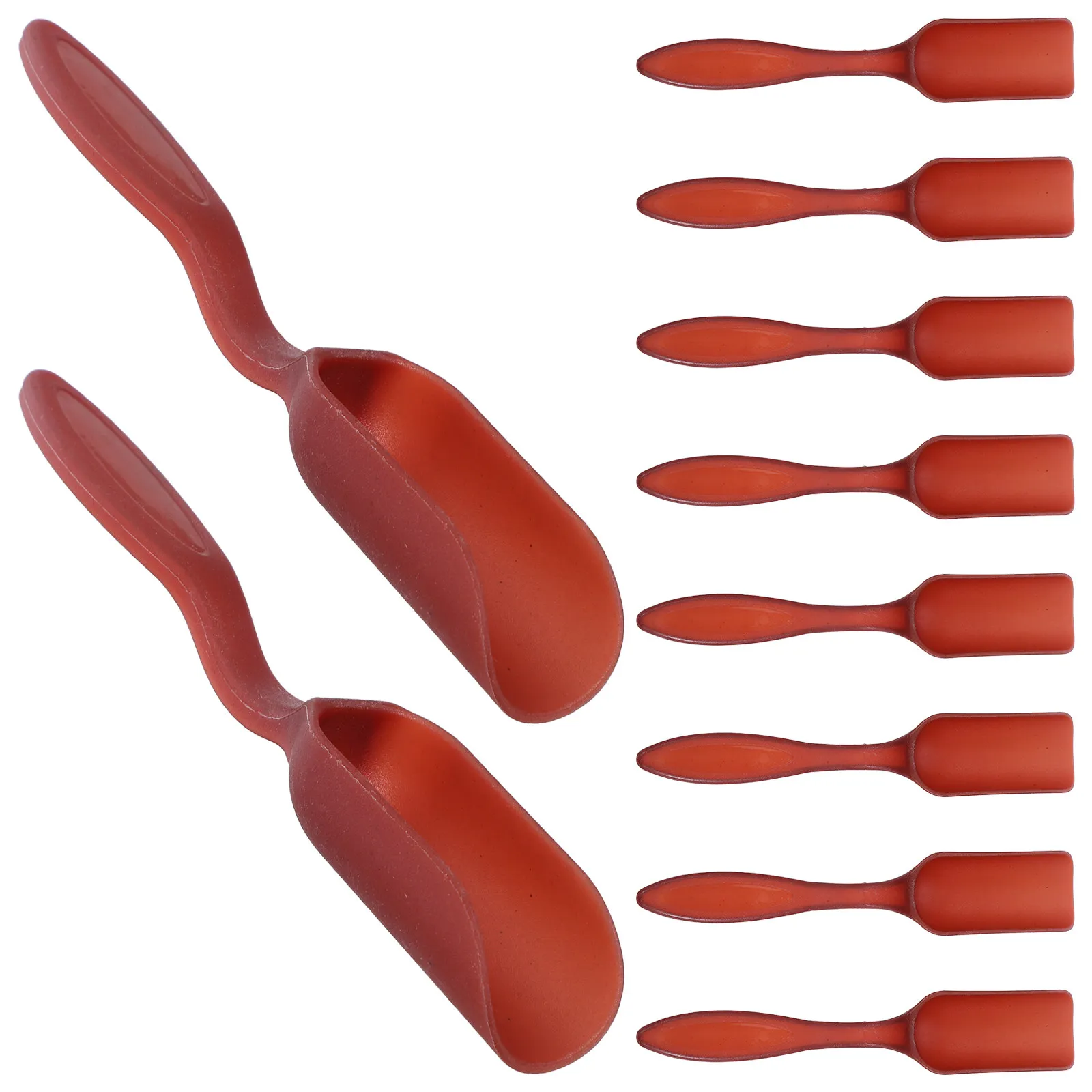 10종 다육식물 도구 미니 삽/스패툴라 정원용품 분재 화분 자갈 손삽 화분 식물 액세서리 흙삽