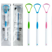 Tongue Scraper,Tongue Cleaner Helps Fight Bad Breath Healthy Oral Hygiene Brush