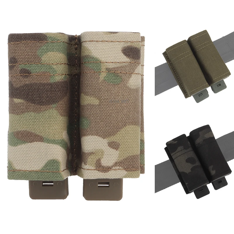 

Tactical Magazine Pouch Molle Double 9mm Mag Pouches Outdoor Combat Training Hunting Shooting Airsoft Quick Release Mag Case