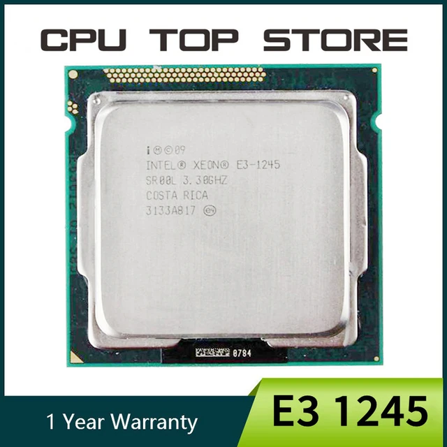 使用インテルxeon E3-1245 3.3 2.4ghz SR00Lクアッドコア8m