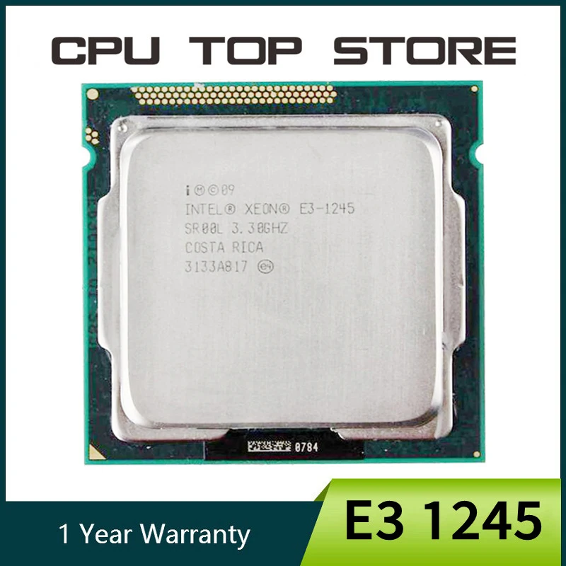 Intel Xeon E3 1245 Quad-Core LGA 1155 CPU Processor