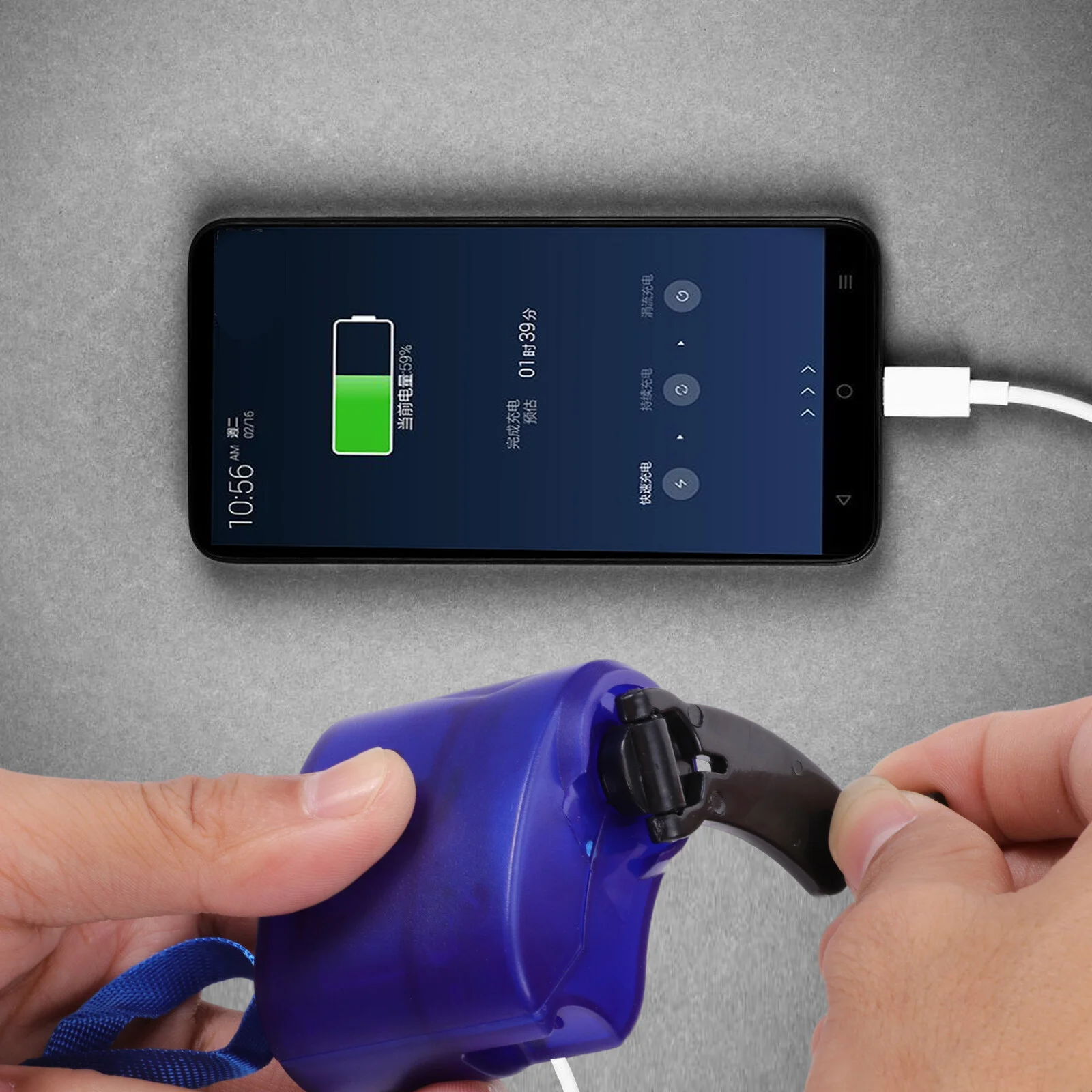 Tool Outdoor Generators Charging Dynamo Hand Crank Emergency Power Bank Plastic Shell USB Travel Camping Source