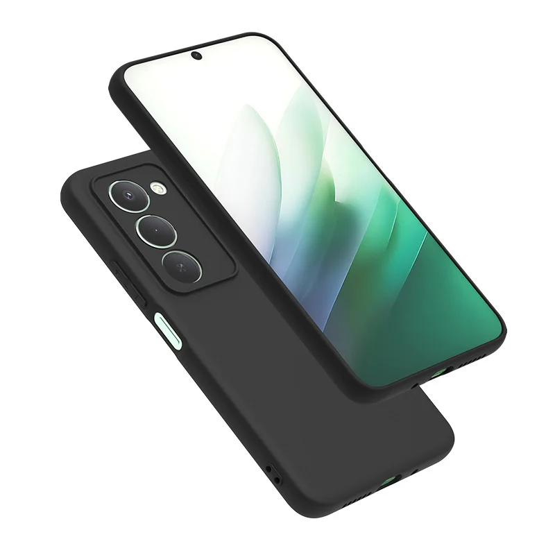Black TPU Soft Slim Matte Silicone Case - Bumper Back Cover