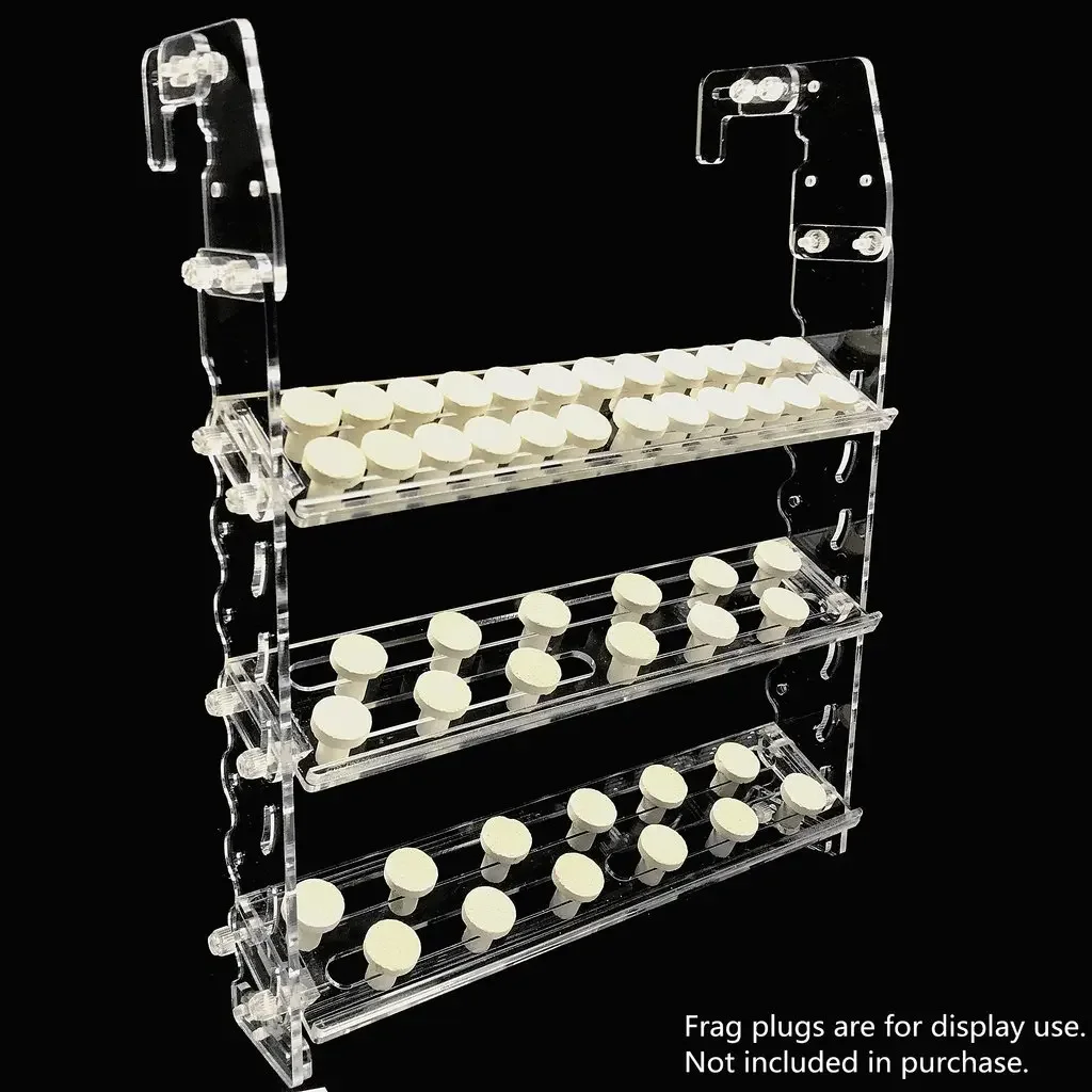 Reefing Art Super Clear Acrylic Magnetic Coral Frag Plugs Rack Holder Fish Tank 15-20MM Glass Thickness aquarium accessories