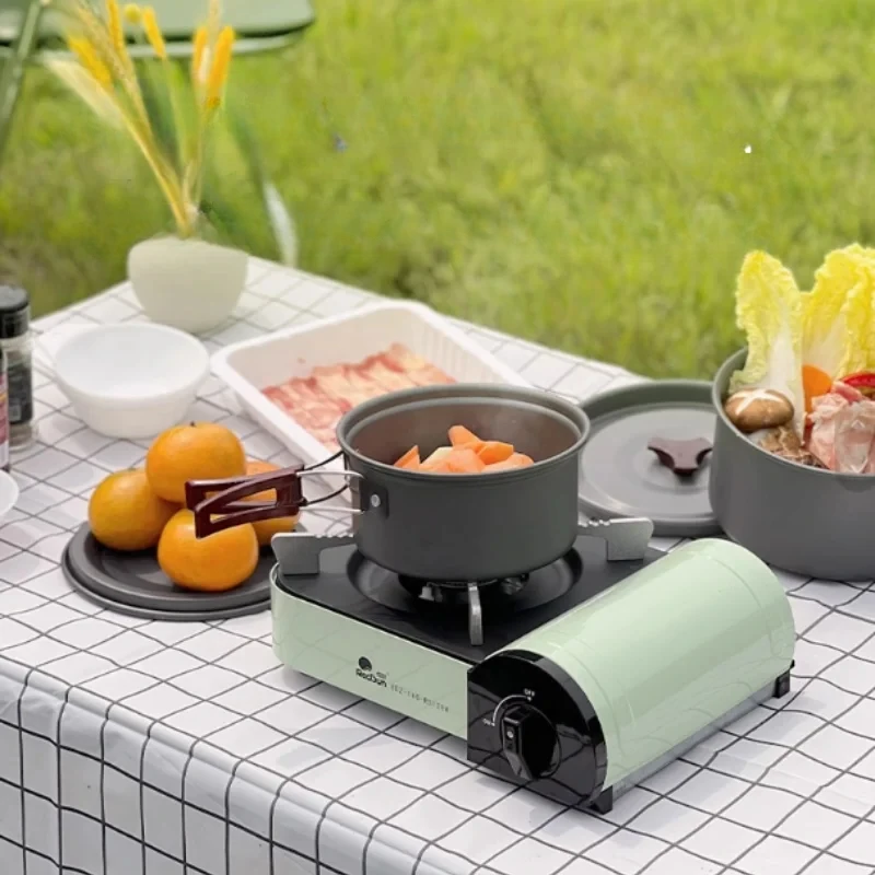 Red Sun Card Stove Outdoor Portable Outdoor Stove, Picnic Gas Stove, Windproof Camping Home RS128A