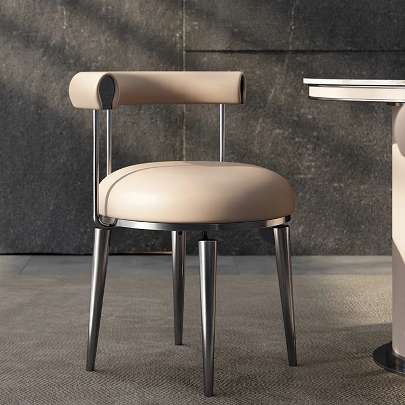 

Luxury Chairs Dining Room High Leather Cushion Gaming Bar Stools SalonDining Chairs Design Cadeiras De Jantar Kitchen Furniture