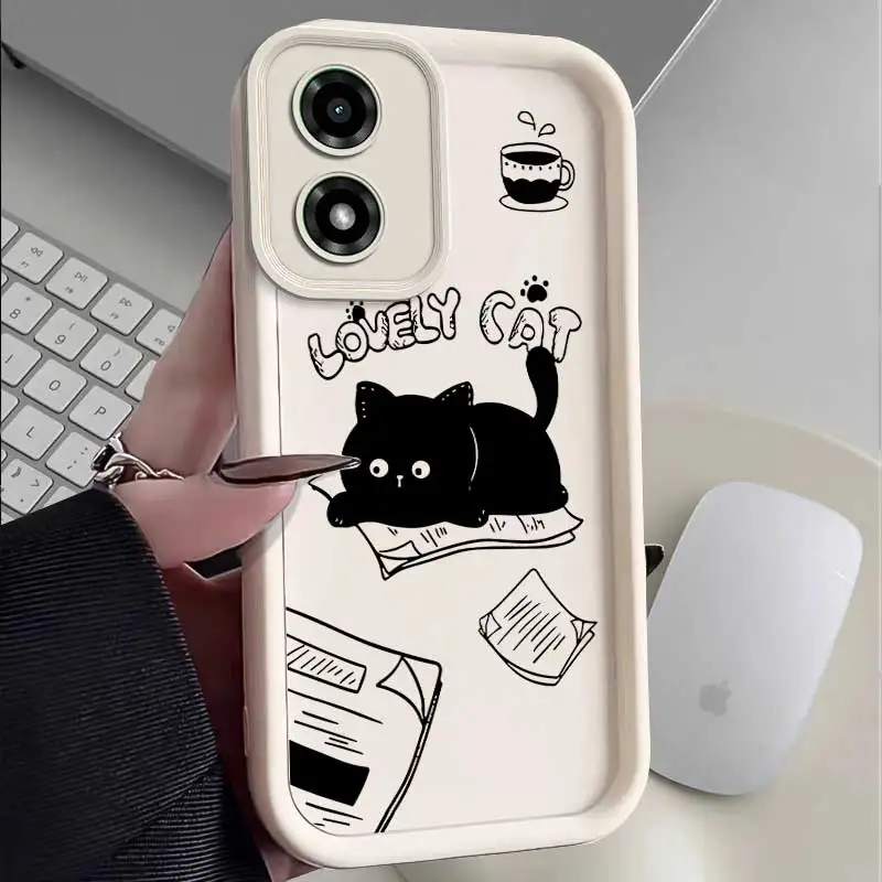 Sleek Sky Eye Cat Design Phone Case - G Series Cover