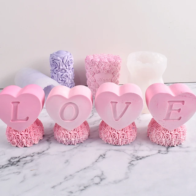 Heart Epoxy Resin Silicone Mould - Create Baby Shower Gifts