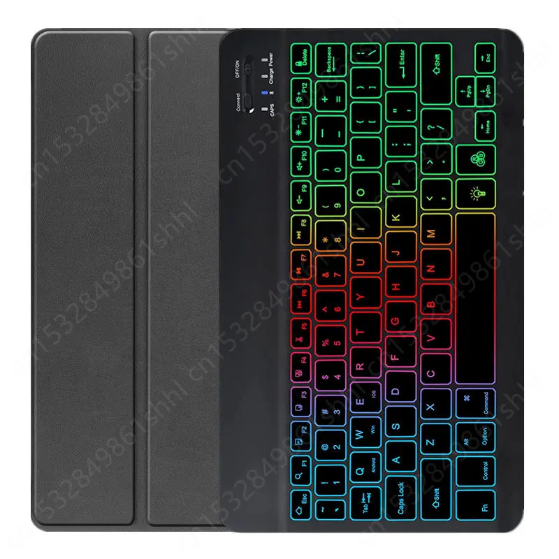 Vibrant Backlit Keyboard Case with Multi-Language Support