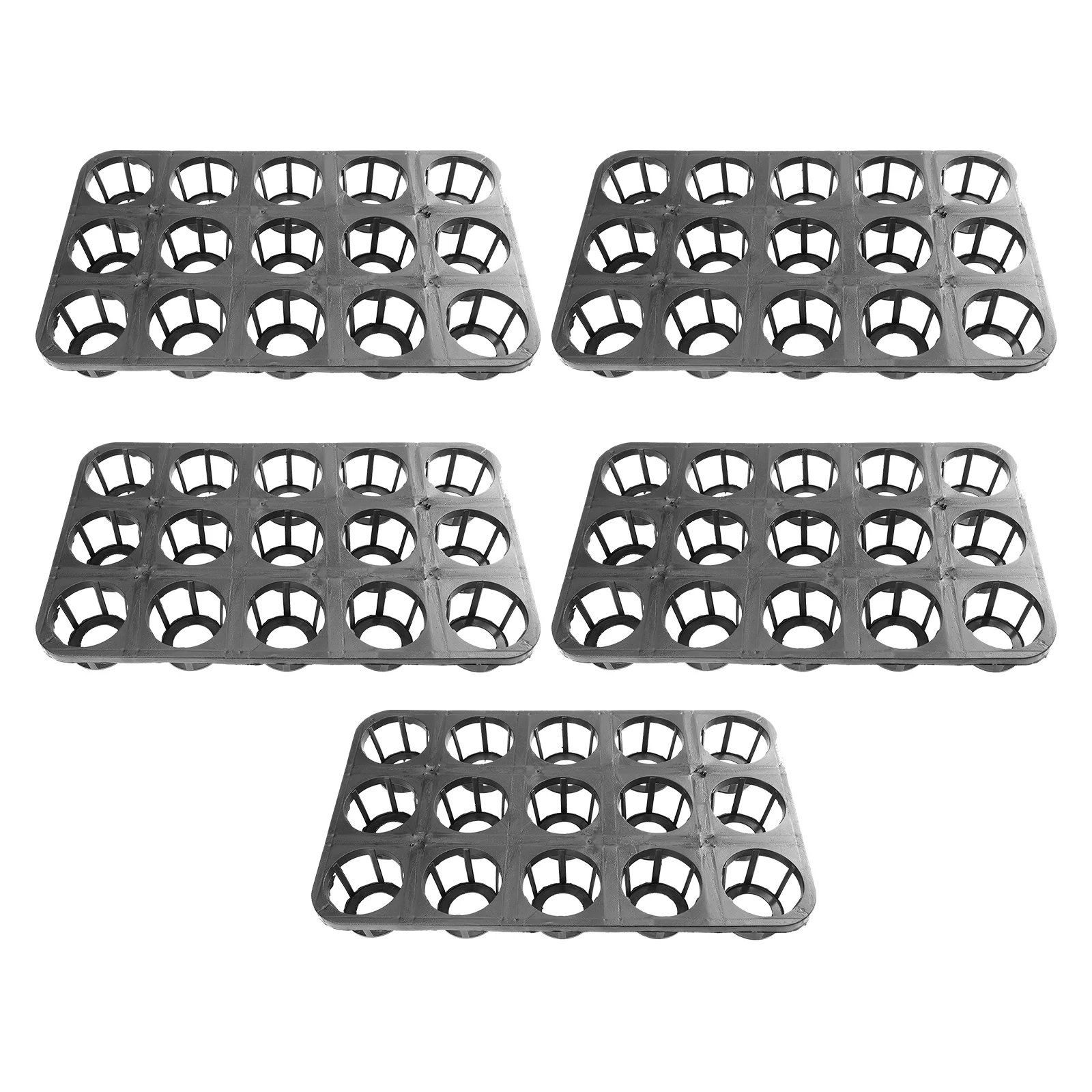 

5 Pcs Phalaenopsis Tray Sprout Multiple Plants Germination Trays Nursery Sowing Growing Breathable Planting Plates Pp