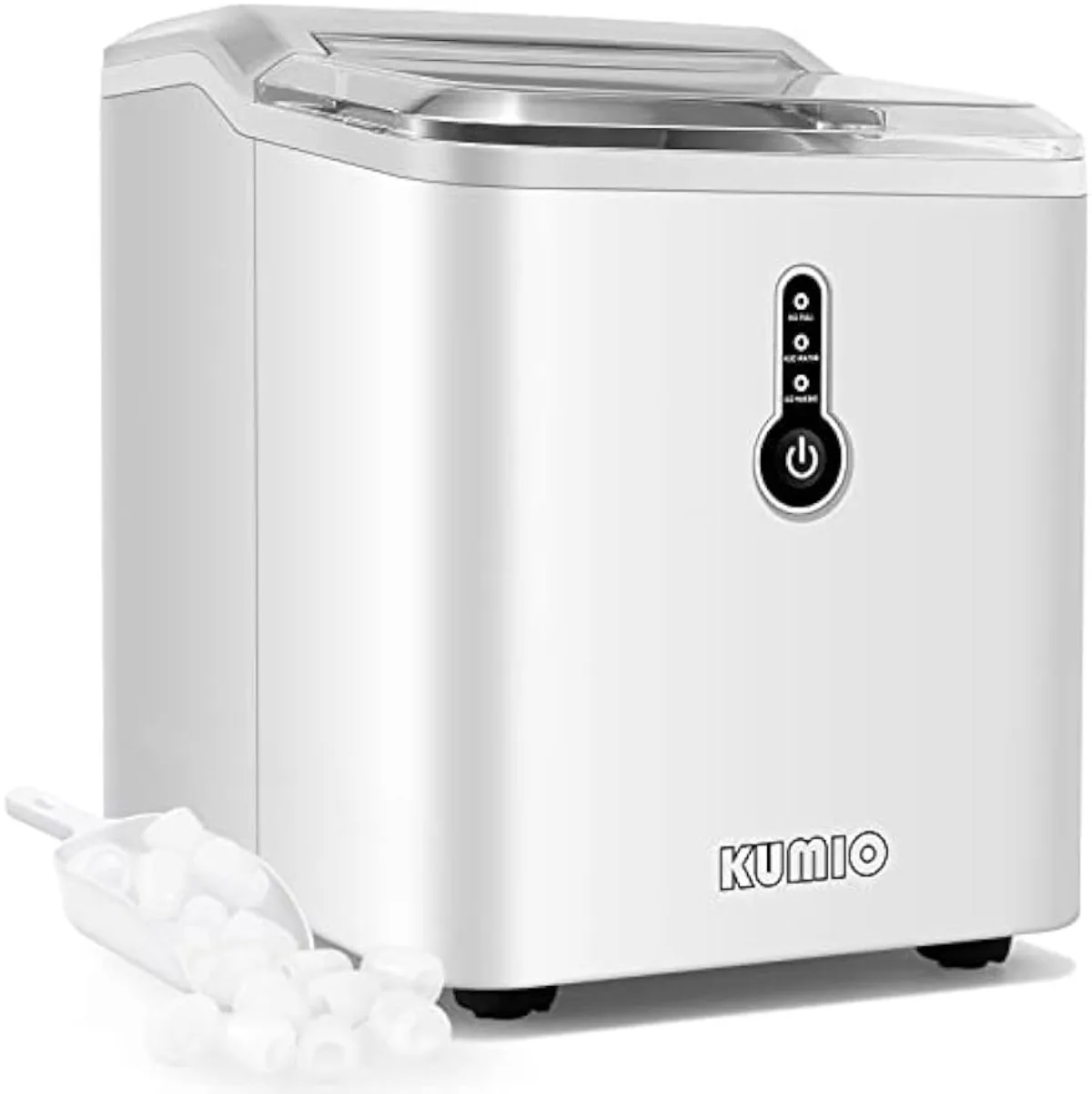 Countertop Ice Maker Countertop Ice Maker, 9 Thick Bullet-Shaped Ice Ready in 6-9 Mins, Portable Maker Machine w/ Scoop and Basket USA NEW
