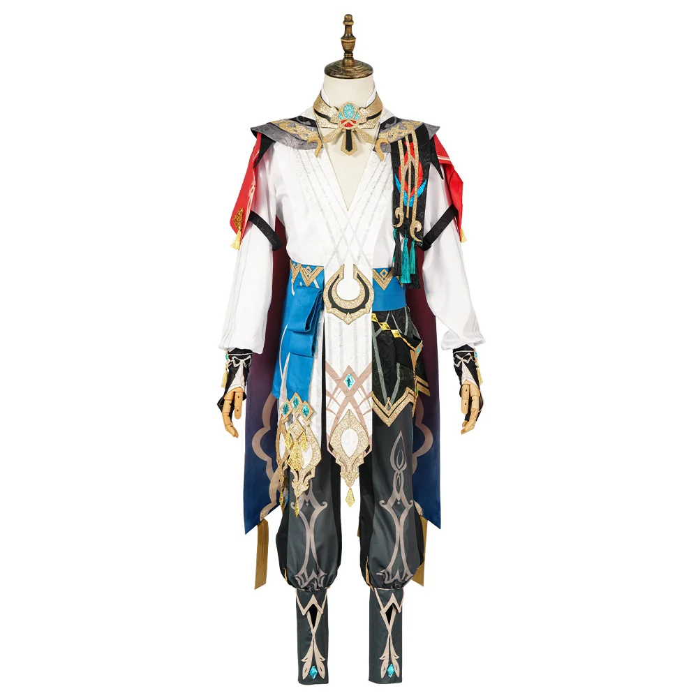 

Game Genshin Impact Kaveh Rana Cosplay Costume Outfits Halloween Carnival Party Suit for Role Play