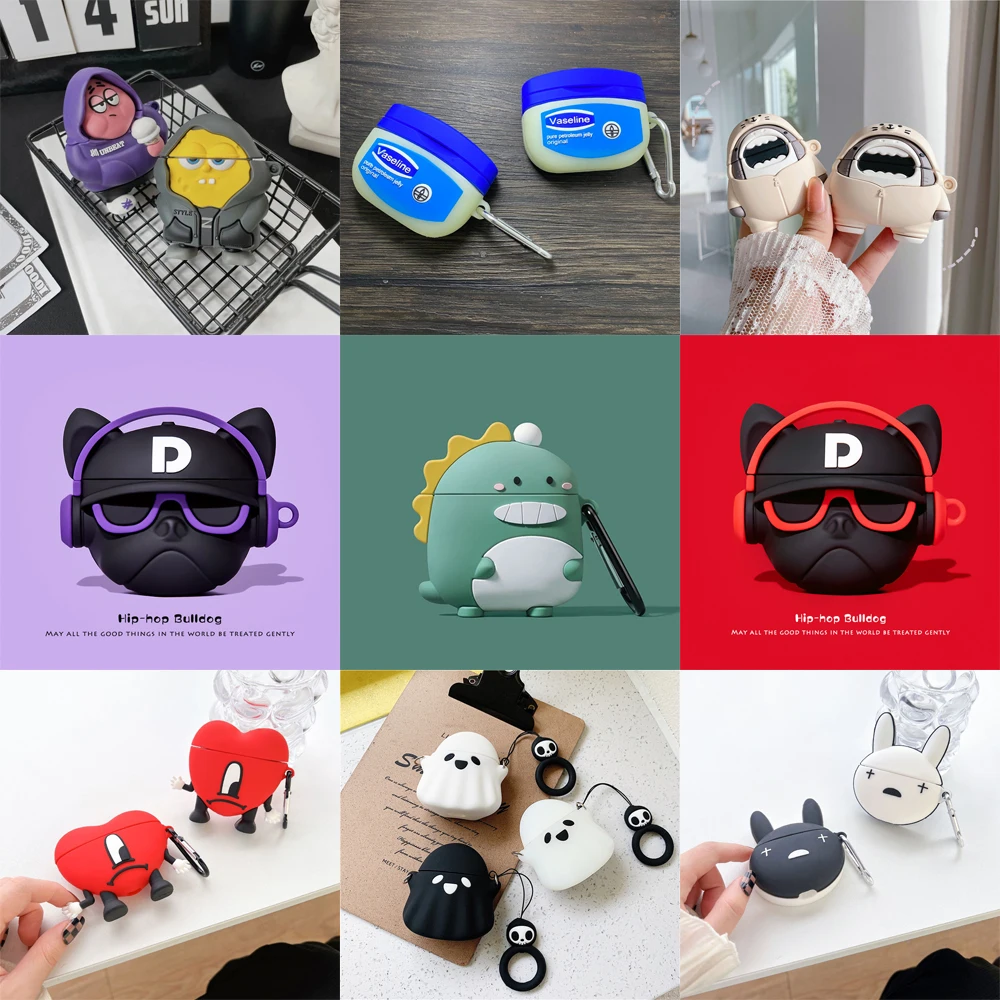 Custodia Per Auricolari Cartoon Per Airpods Pro 2 Gen 2022 Custodia Per Cuffie Bluetooth Wireless In Silicone Per Airpods 2 3 Pro Cover Protettiva