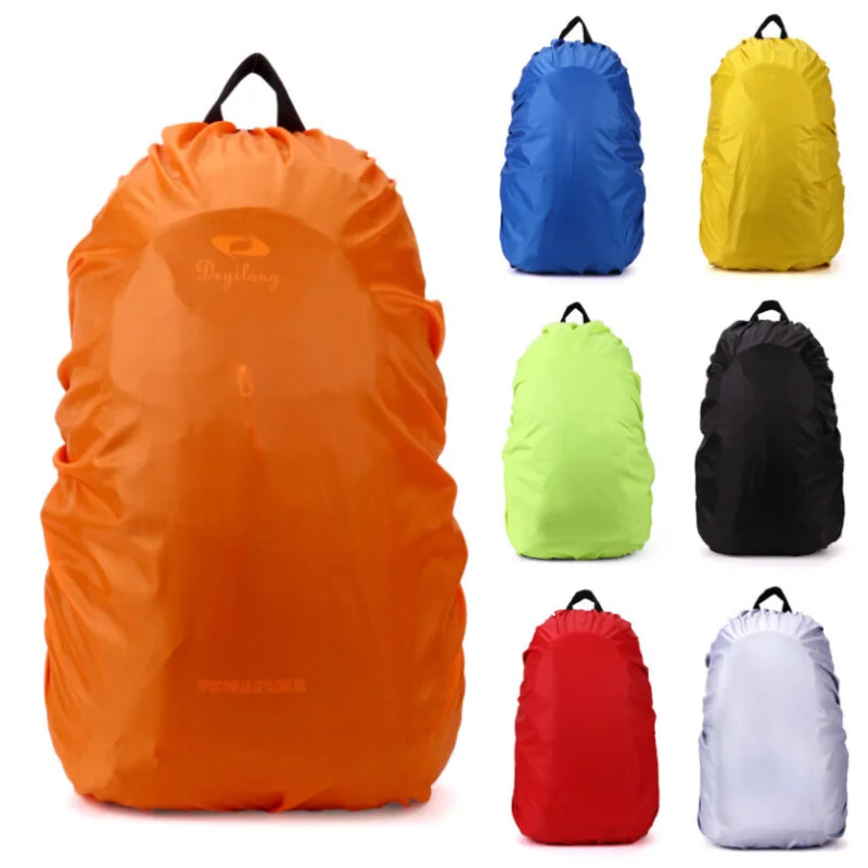 

1Pcs35-45L Adjustable Backpack Rain Cover Portable Waterproof Outdoor Accessories Dustproof Camping Hiking Climbing Raincover