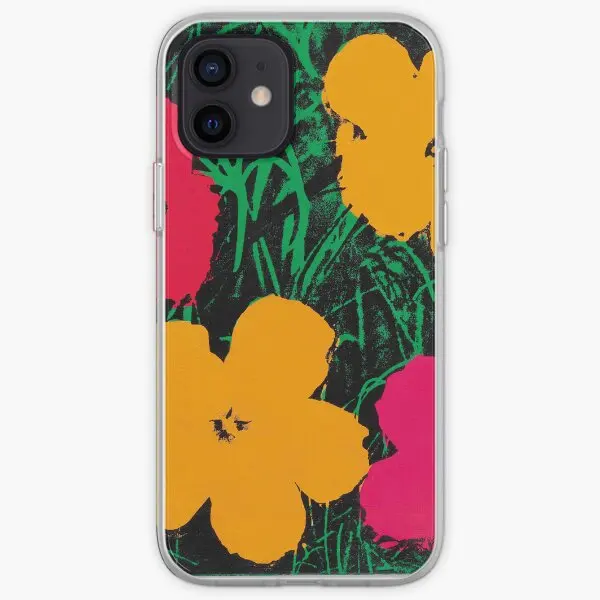 Andy Warhol Flowers T Shirt Iphone Custodia Rigida Per Telefono Personalizzabile Per Iphone X Xs Xr Max 11 12 13 14 Pro Max Mini 6 6S 7 8 Plus