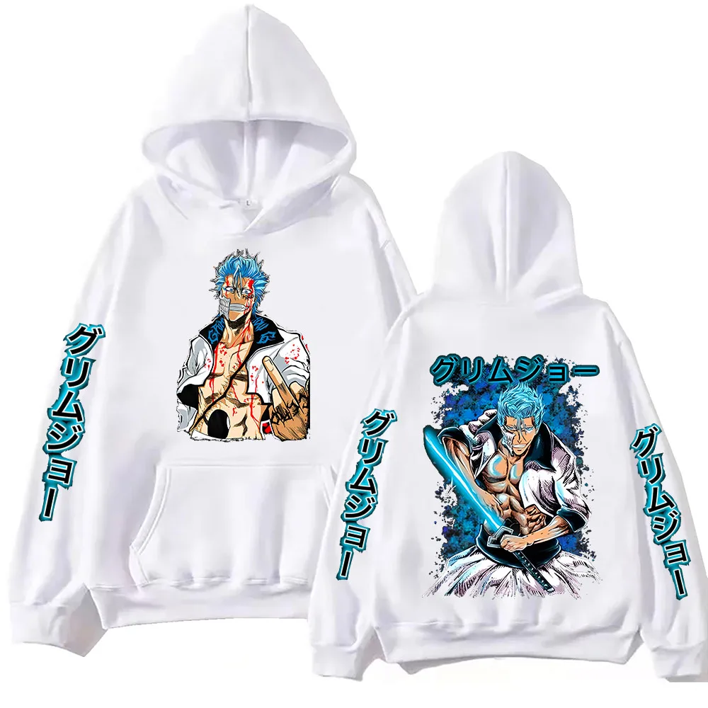 Anime Bleach Grimmjow Jaegerjaques Hoodie Harajuku Hip Hop