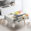 Abstract Geometric Tablecloth Waterproof Stain Resistant Party Decoration Restaurant Cafe Dining Table Tablecloths 140X200cm 4