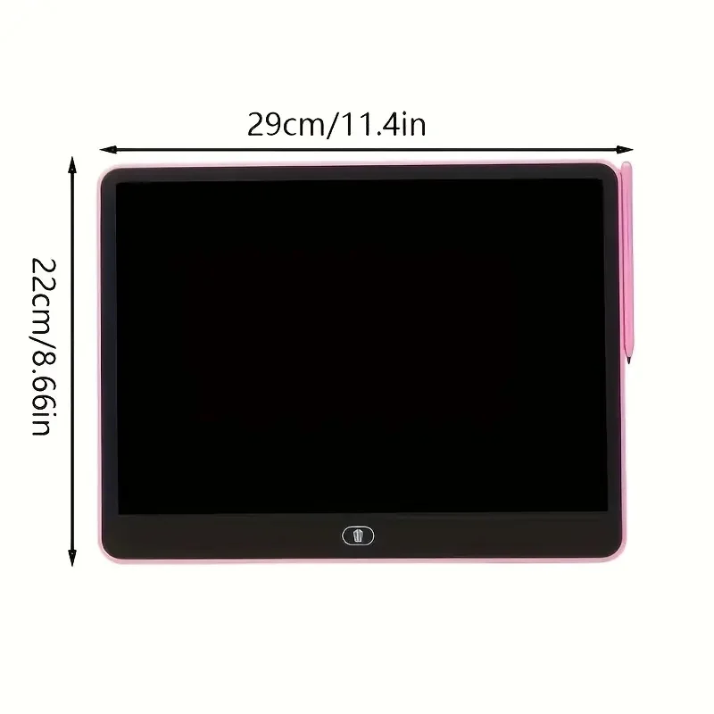 13-Inch Large LCD Writing Board One-Button Erase Drawing Pad Graffiti Painting Toy Educational Learning Electronic Writing Board 4
