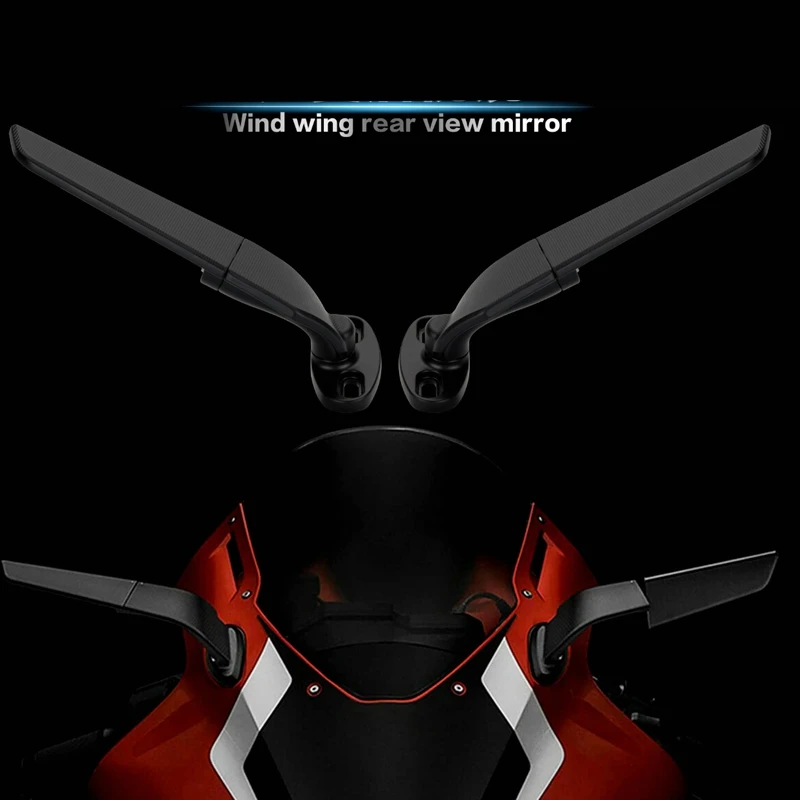 Enhanced Adjustable Rotating Motorcycle Rearview Mirror Accessory