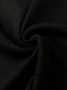 Fashionable black turtleneck knit sweater - comfortable ribbed design 6
