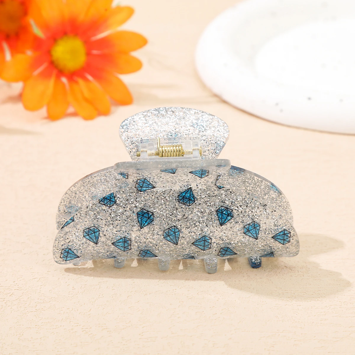 Retro Flower Butterfly Hair Claws Hair Crab Ladies Styling Beach Holiday Hairpin For Women Korean Wedding Photo Hair Clip Crab