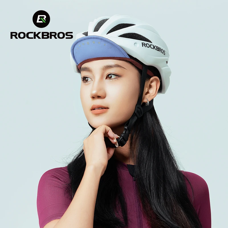 ROCKBROS Summer Cycling Cap Lightweight Breathable Elastic Brim Cap Sun Protection Men Women Outdoor Sports Cycling Fishing Cap 4