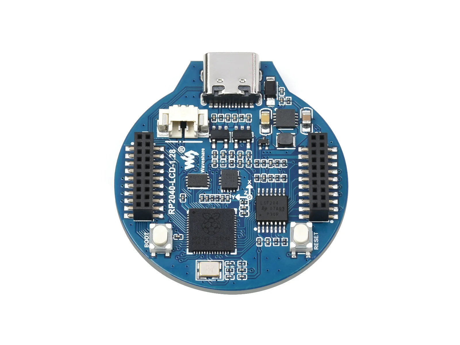 Waveshare  LCD ӵ  ̷ν   MCU , RP2040, 1.28 ġ, 264KB SRAM, 10 m, 100 m