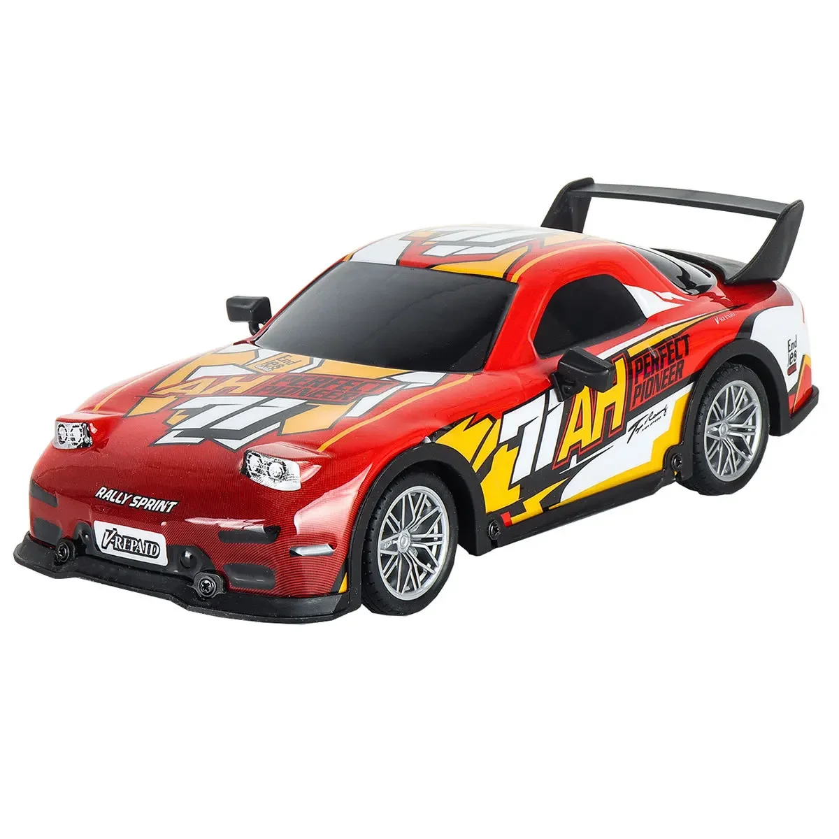 1/18 Rc Car Glow In Dack 2.4G Radio Remote Control Sports Cars Children Racing High Speed Drive Vehicle Drift Boys Girls Toys