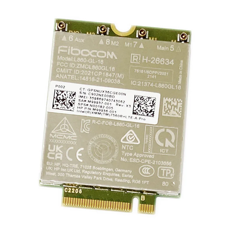 L860, SPS, modem 4G, 1 Gbps, M.2 NGFF, L860