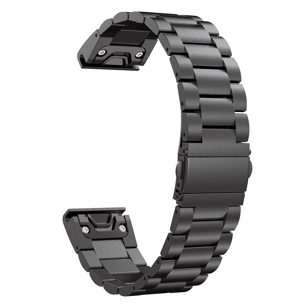 Premium Stainless Steel Metal Quick-Fit Watch Strap Bracelet | Adjustable Size