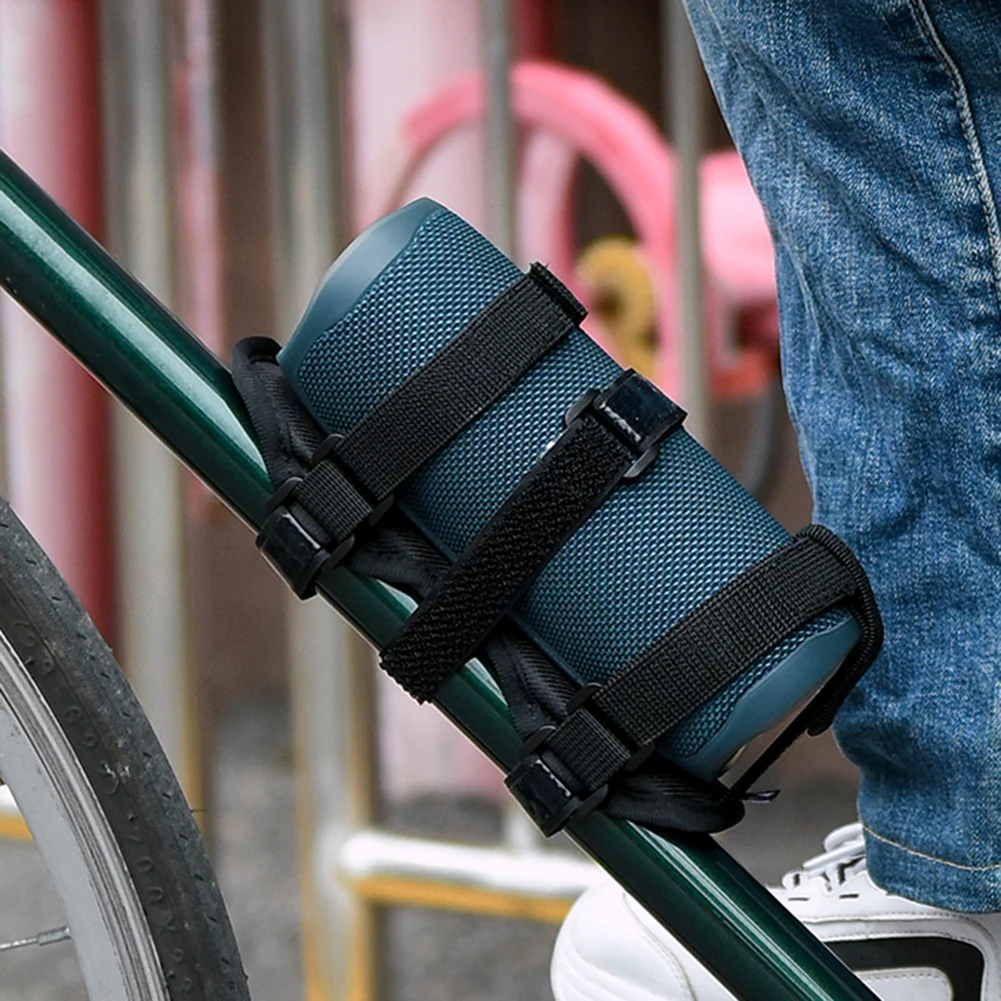 Sound Box Bike Holder Nylon Speaker Mount Strap Holder Anti Slip Diameter 1.5-3.5inch for JBL Bluetooth-compatible Speakers