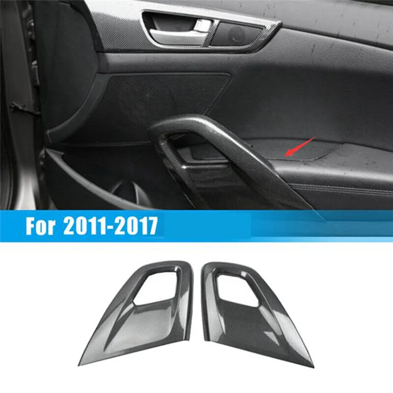 Hyundai Veloster 2011-2017 자동차 인테리어 도어 팔걸이 당김 핸들 보호 커버 트림 액세서리