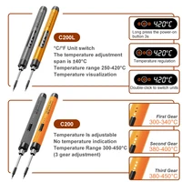 Cordless USB Digital Soldering Iron Adjustable Temperature 300-450℃ Type-C 1000mAh Battery Intelligent Solder Welding Iron Tool - Image 6